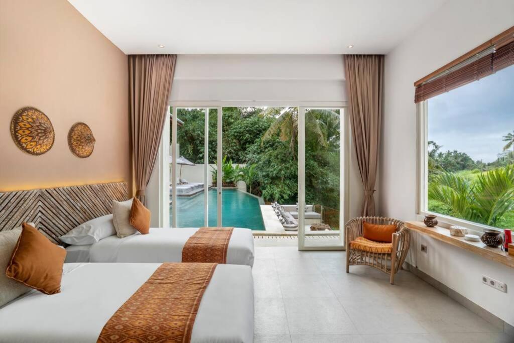 Villa White Lotus Ubud Esterno foto