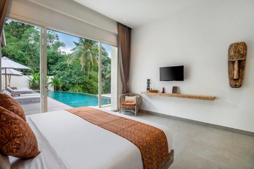 Villa White Lotus Ubud Esterno foto
